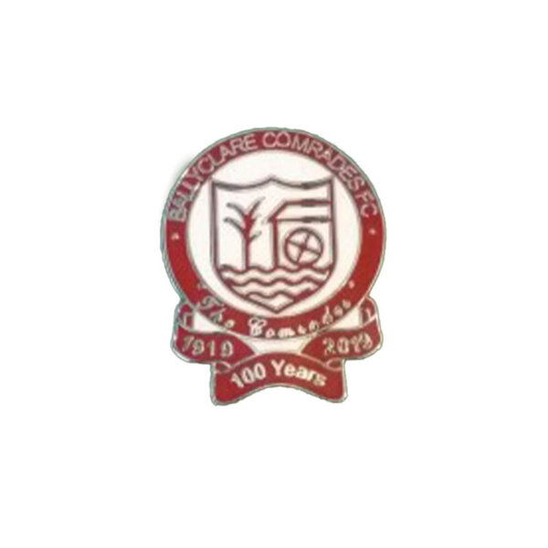Ballyclare Comrades Centenary Circular Pin Badge
