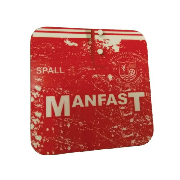 Balllyclare Comrades 1990-1992 First Season In Irish League Shirt Coaster