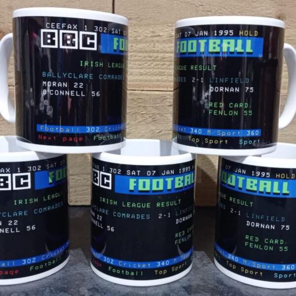 Ballyclare Comrades v Linfield 2-1 Ceefax Mug