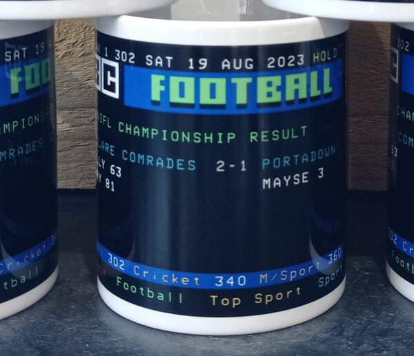 Ballyclare Comrades v Portadown 2-1 Ceefax Mug