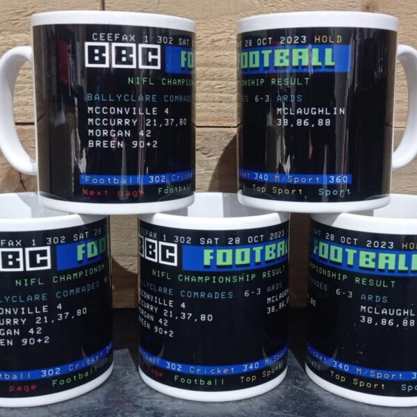 Ballyclare Comrades v Ards 6-3 Ceefax Mug